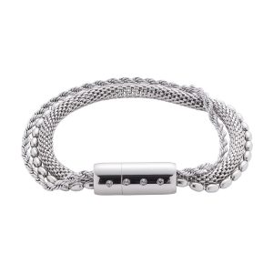 Trendovska zapestnica z okrasno magnetno zaponko